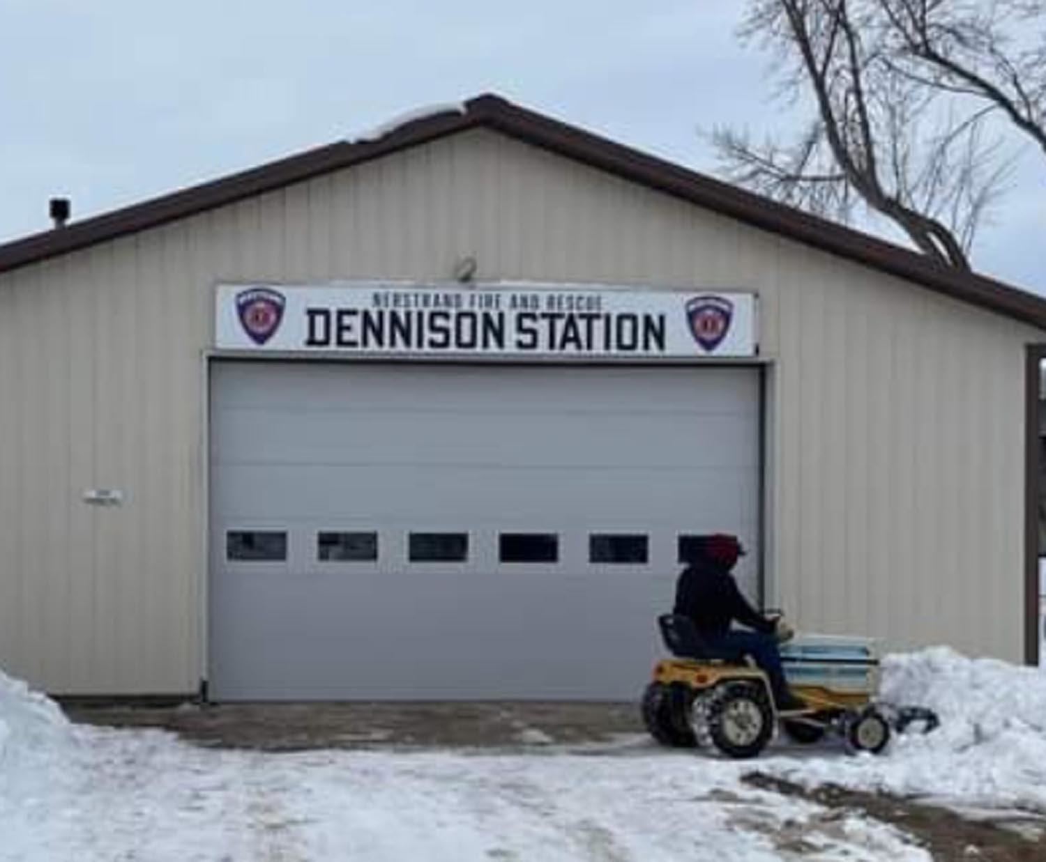 New Sign at Dennison Fire Station Mainstreet Messenger